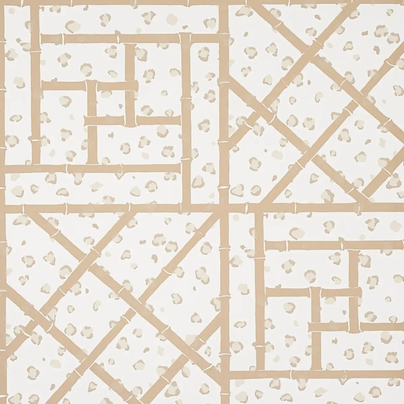 Papier peint Schumacher x Cristina Buckley, Sable