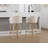 Kicha Upholstered Counter Stool with Solid Wood Frame-1576319800