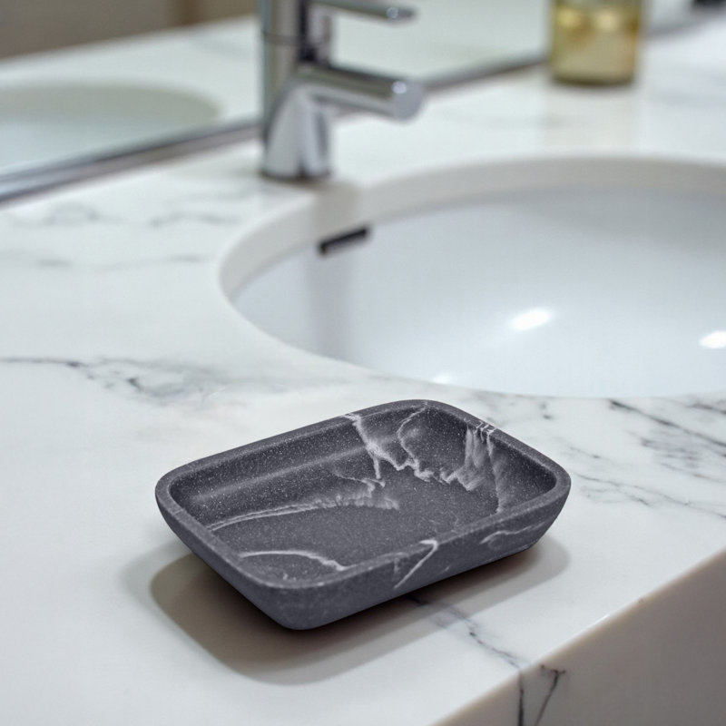 Davontay Bathroom Accessory Set, Grey