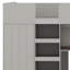 Lit mezzanine avec garde-robe intégré, bureau, tablettes de rangement et tiroirs-1842881161