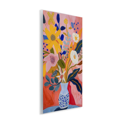 Plaque murale Vibrant Joyful Bouquet, design par LSR Creative Studio