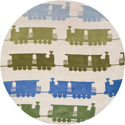 Kirkbride Abstract Hand-Tufted Wool Rug