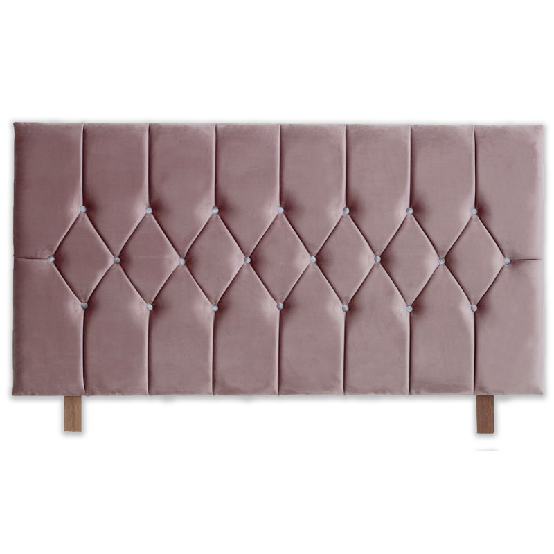 Linda Upholstered Headboard, Single (3'), Blush