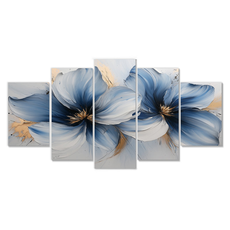 «White River» - art mural traditionnel pour salon