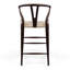 Leonidas Counter Stool with Solid Wood Frame-157944718