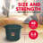 Little Giant Outdoor Polyethylene Muck Tub Multi Purpose Utility Bucket with Handles-94544692-94544691