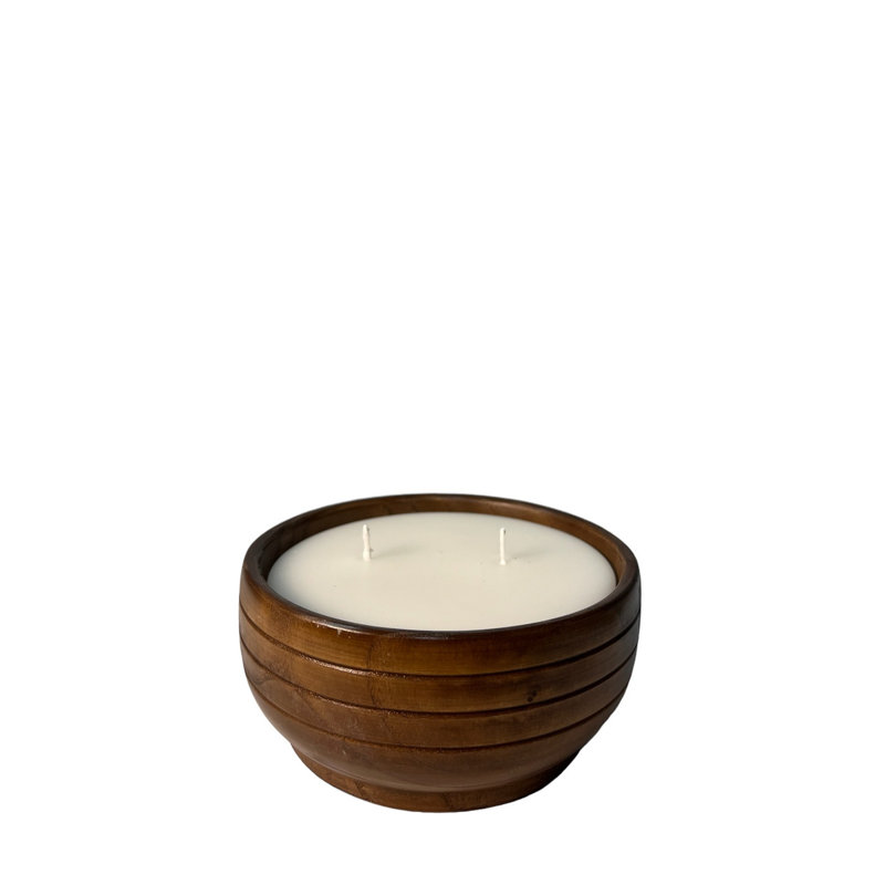 Wood Tabletop Candlestick