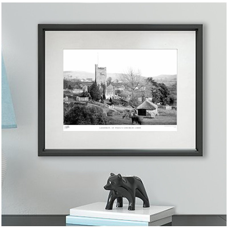 Landkey, St Paul's Church C1885 by Francis Frith - Single Picture Frame Print, 40cm H x 50cm W x 2.3cm D