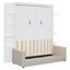 Queen Size Murphy Bed Wall Bed with Sofa-531707220