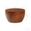 Table basse 31,5 "en forme de seau - rangement rétro - brun-129581663