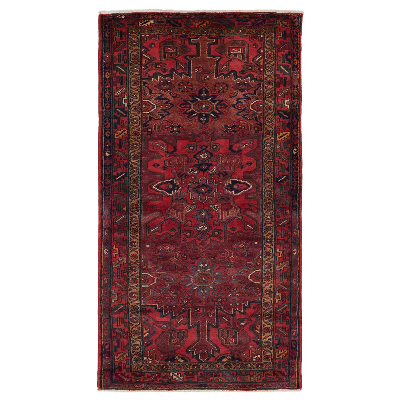 Andelz Red Rug 3'7 x 6'8