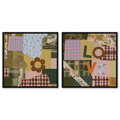 Retro Scarf Set Set by Oliver Gal