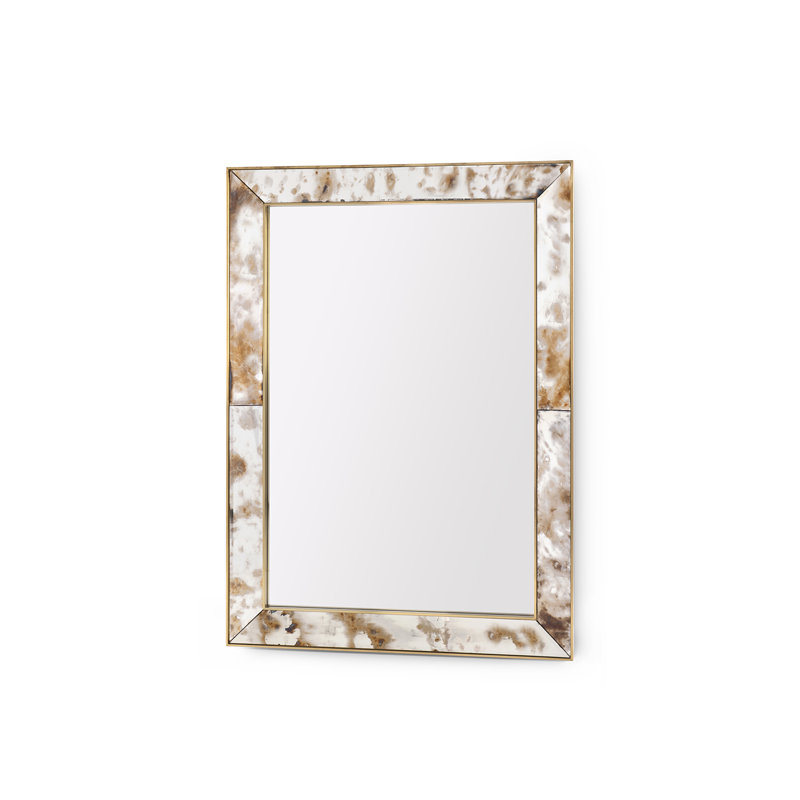 Etienne Flat Glass Wall Mirror, 38" H x 28" W x 3" D