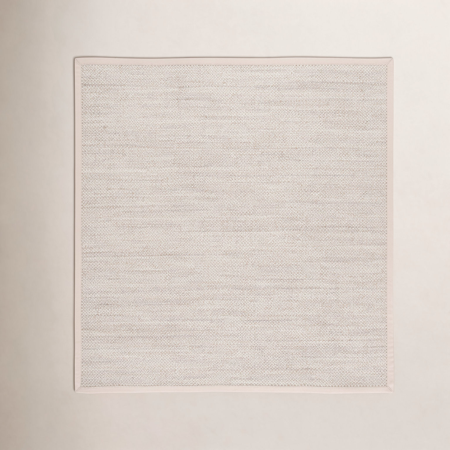 Torbin Marble Beige Jute Rug, Square 9'