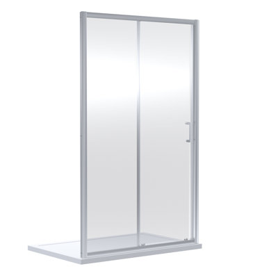Bayswater 1600mm Chrome Sliding Shower Door 6mm Glass