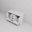 Meuble-lavabo double 60 po X P 22 po D, avec plateau en marbre de culture pour la maison-1679225438