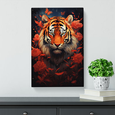 Tiger Symbolism - Wrapped Canvas