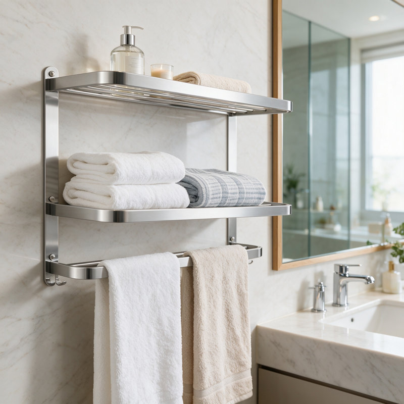 58 cm L Wall Mounted Towel Rack