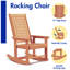 Chaise berçante d'extérieur en PEHD-1673266256