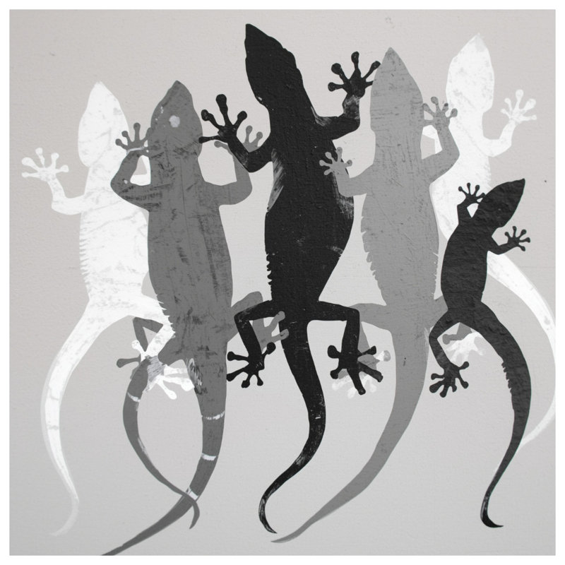 Couvertures Gecko Silhouettes, L 60 po x H 80 po