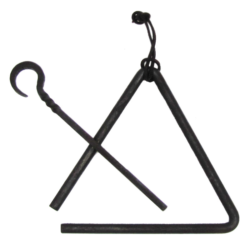 Old Western Dinner Triangle Calling Bell Old Western Dinner Triangle Calling Bell
