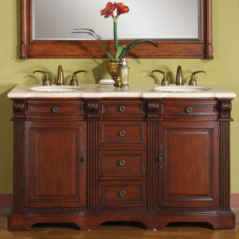 Ensemble de meuble-lavabo double 58 po Bradley