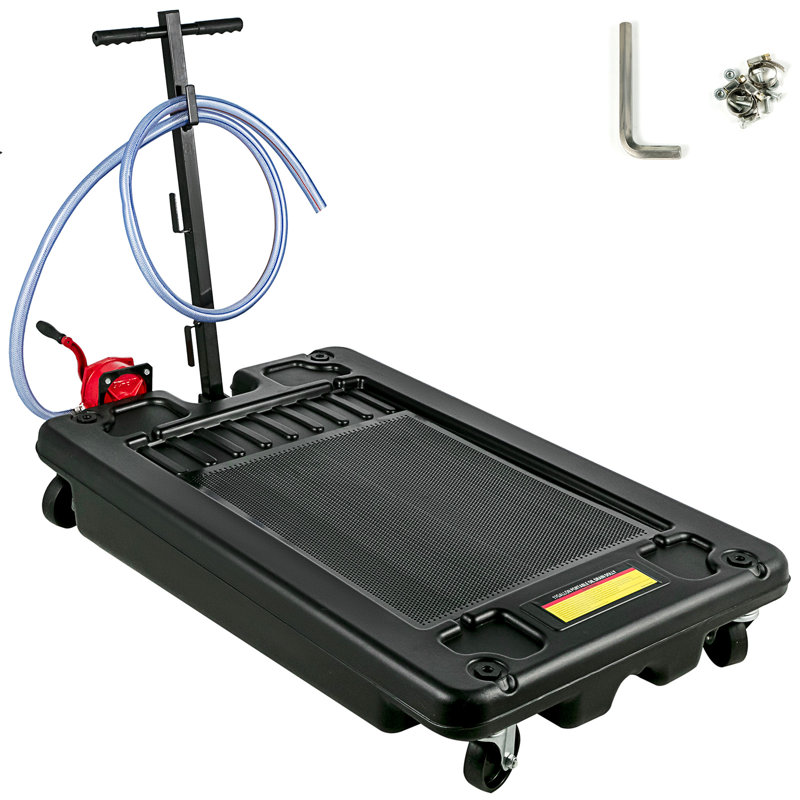 Casserole de vidange d'huile portative avec pompe 64L