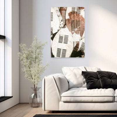 Contemporary Art Rustic Traditional Abstract Art