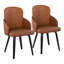 Jaquavia 18.75'' H Faux Leather Upholstered Armchair-355331163