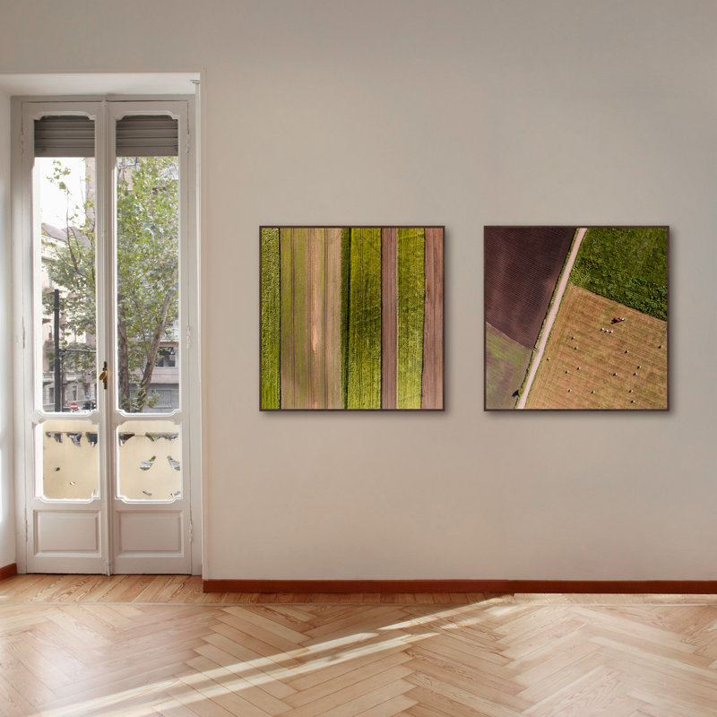 Diptych rows de ferme, H 20 po x l 20 po x L 1,5 po