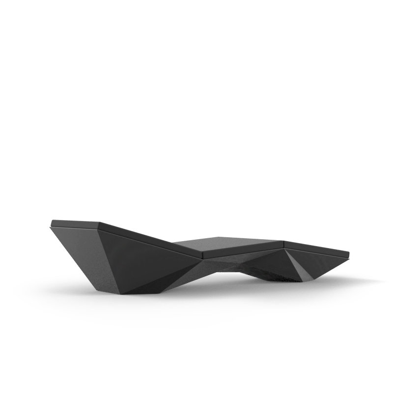 Faz - Sun Chaise Lounge - Basic, Black