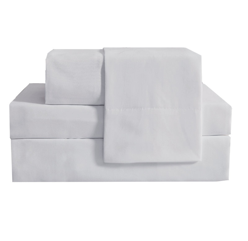 Ensemble de courtepointe réversible Ella, Blanc, Courtepointe de très grande taille et 6 pièces s