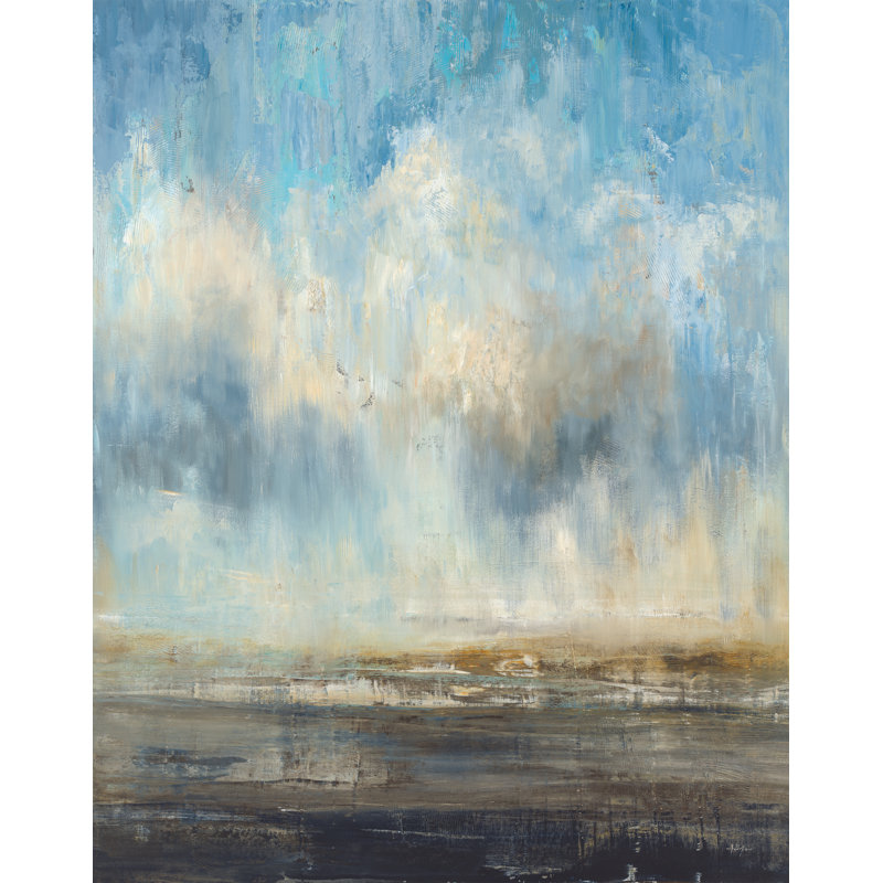 Summer Breeze Painting, Image Brush Gel, 38" H x 30" W x 1.5" D