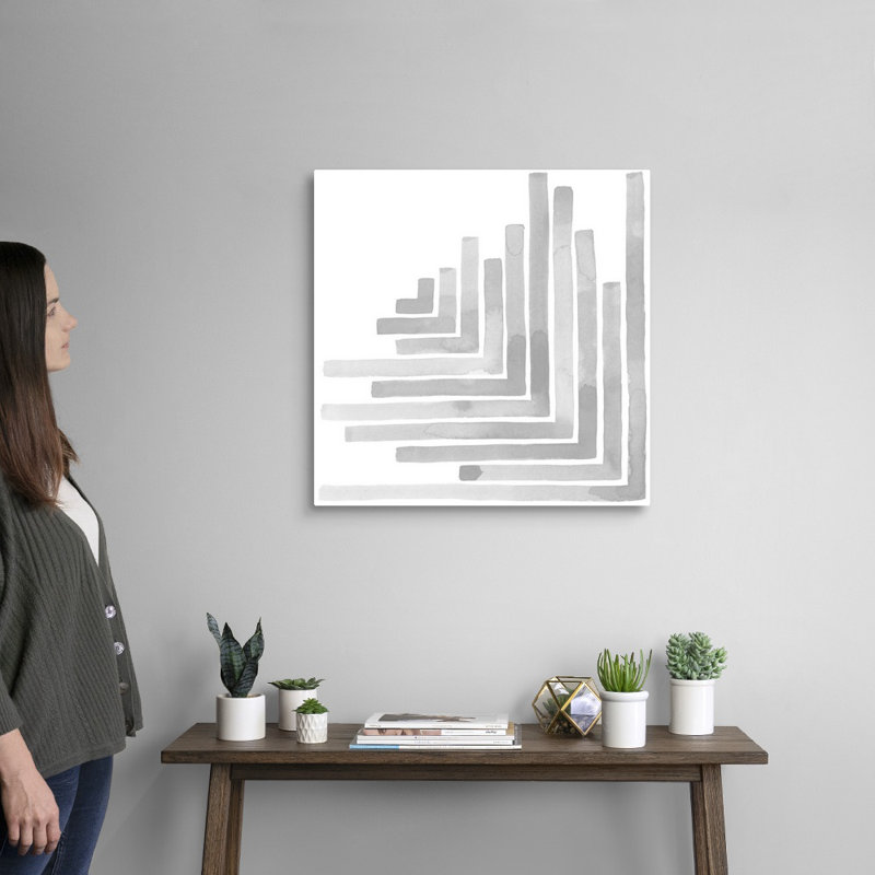 «Mute Eccentricities VI» par Grace Popp - reproduction d'art, H 24 po x l 24 po x P 1,25 po, Toile tendue