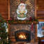 Décoration murale en forme de noël pour porte de noël en bois