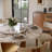Modern Round Dining Table, Sintered Stone Tabletop With Lazy Susan, Carbon Steel Base Pre-Assembly-118556708-118556707