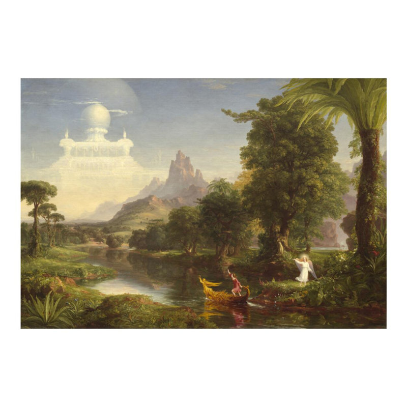 «The Voyage of Life: Youth» par Thomas Cole - Estampe numérique, H 16 po x l 20 po