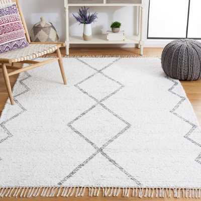 Anahy Hand Woven Cotton Geometric Rug