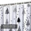Rideau de douche avec 12 crochets Winter Mountain-1473211686