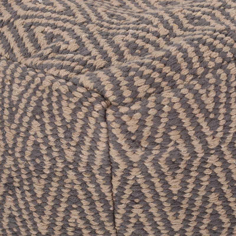 Amuleto Hand - Loomed Cotton Pouf