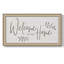 Welcome to Our Home - Reproduction d'un seul cadre photo sur toile-1687658746