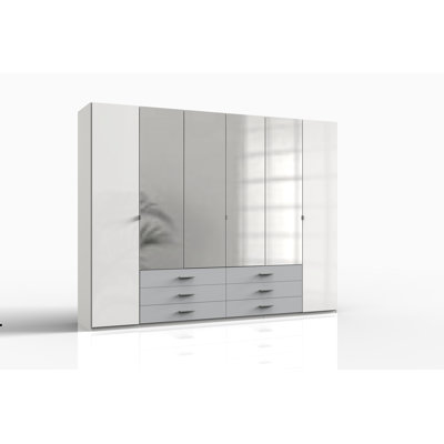 Shuford 6 Door Wardrobe
