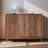 Solid wood large capacity storage shoe cabinet