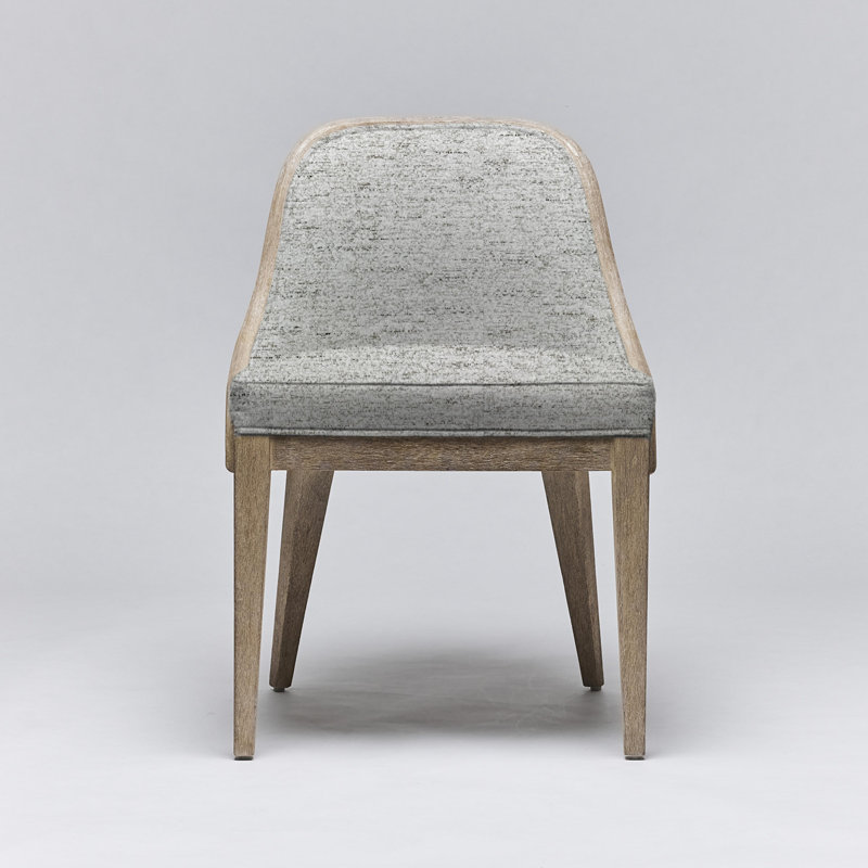 Siesta Upholstered Dining Chair, White Ceruse, Tint Loop