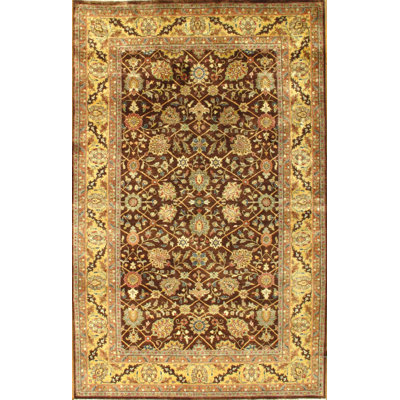 Oriental Area Rug in Brown
