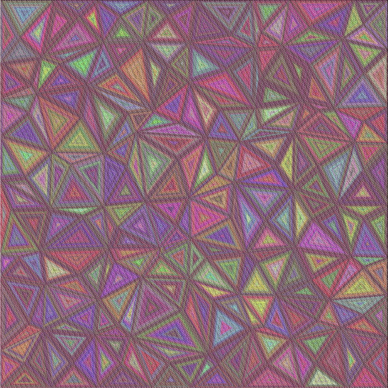 Schiff Geometric Indoor Rug, Square 3'