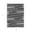 Tapis extérieur lavable rayé noir et ivoire 5 pi x 8 pi
