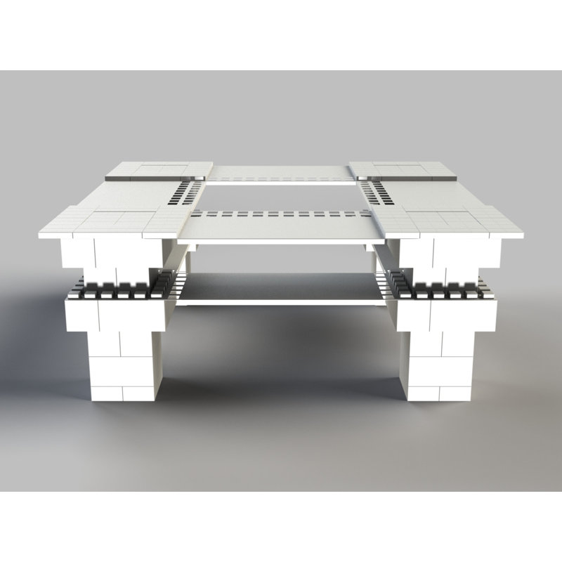 Ensemble de station de restauration Everblock Elaborate, Gris foncé