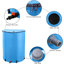 Collecteur d'eau pliable 100 gallons bleu