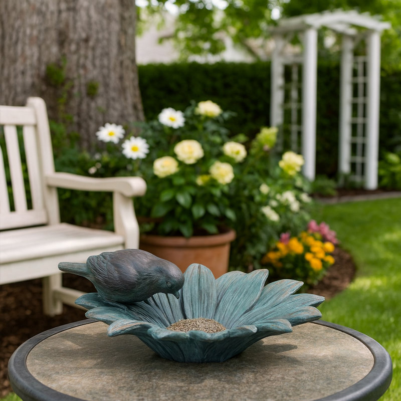 Maison d'oiseaux décorative Daisy